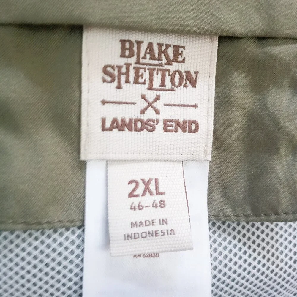 Blake Shelton Lands' End XL Men's Athleisure  Swim Trunks Size 2XL 46-48
